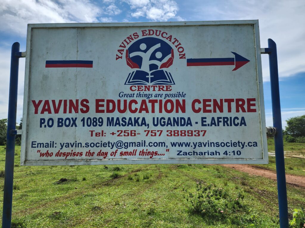 YAVINS Education Centre sign